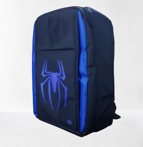 PS5 Spider-Man Backpack Bag Blue