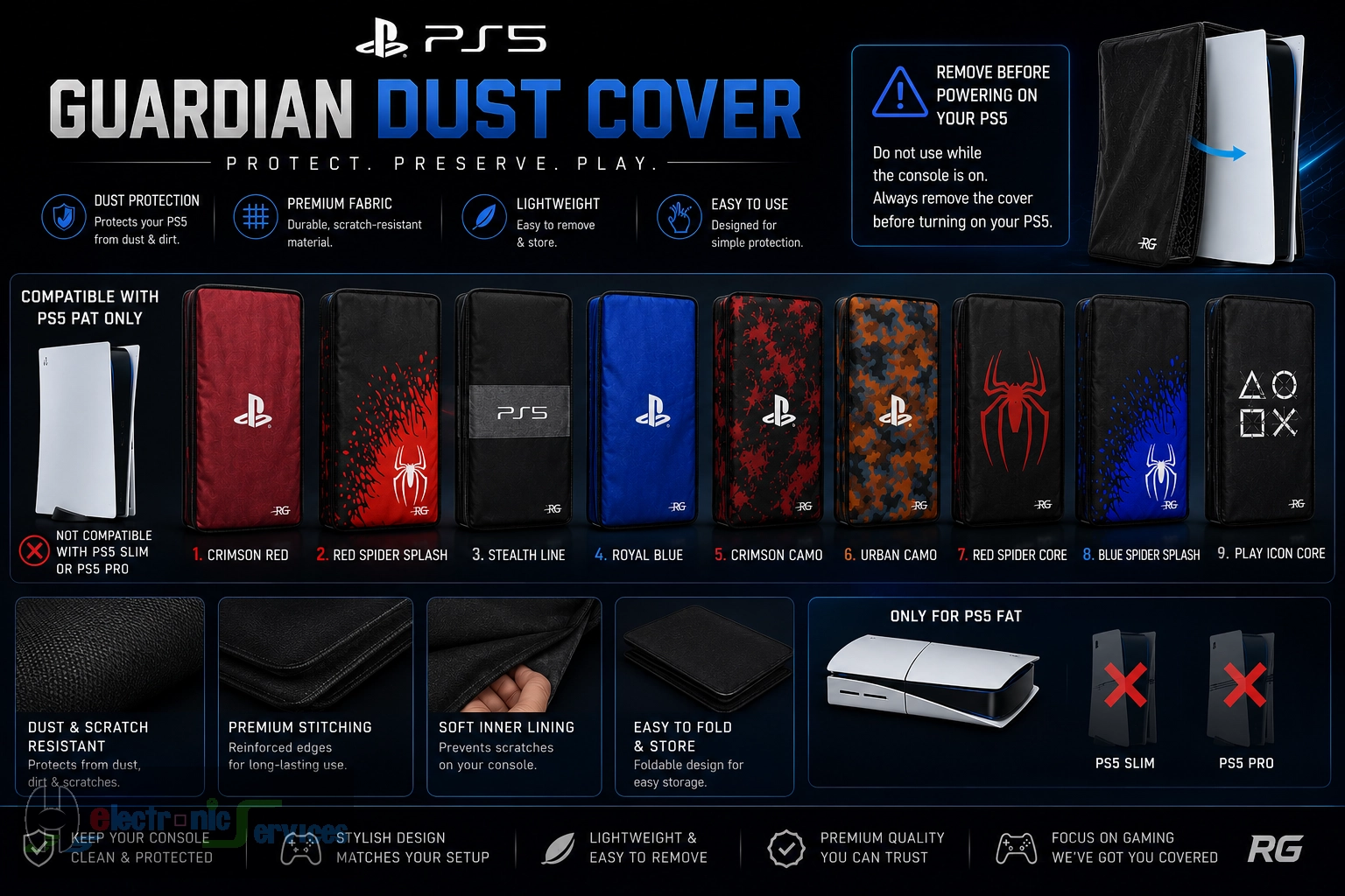 PS5 Guardian Dust Cover