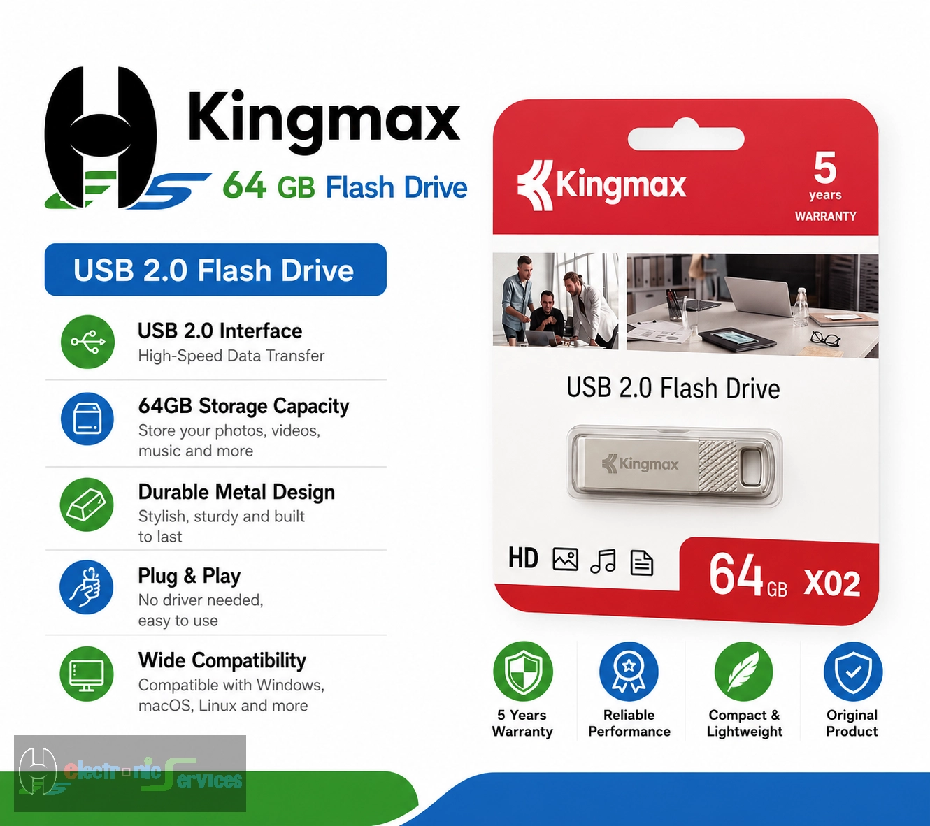 Kingmax 64 GB Flash Drive