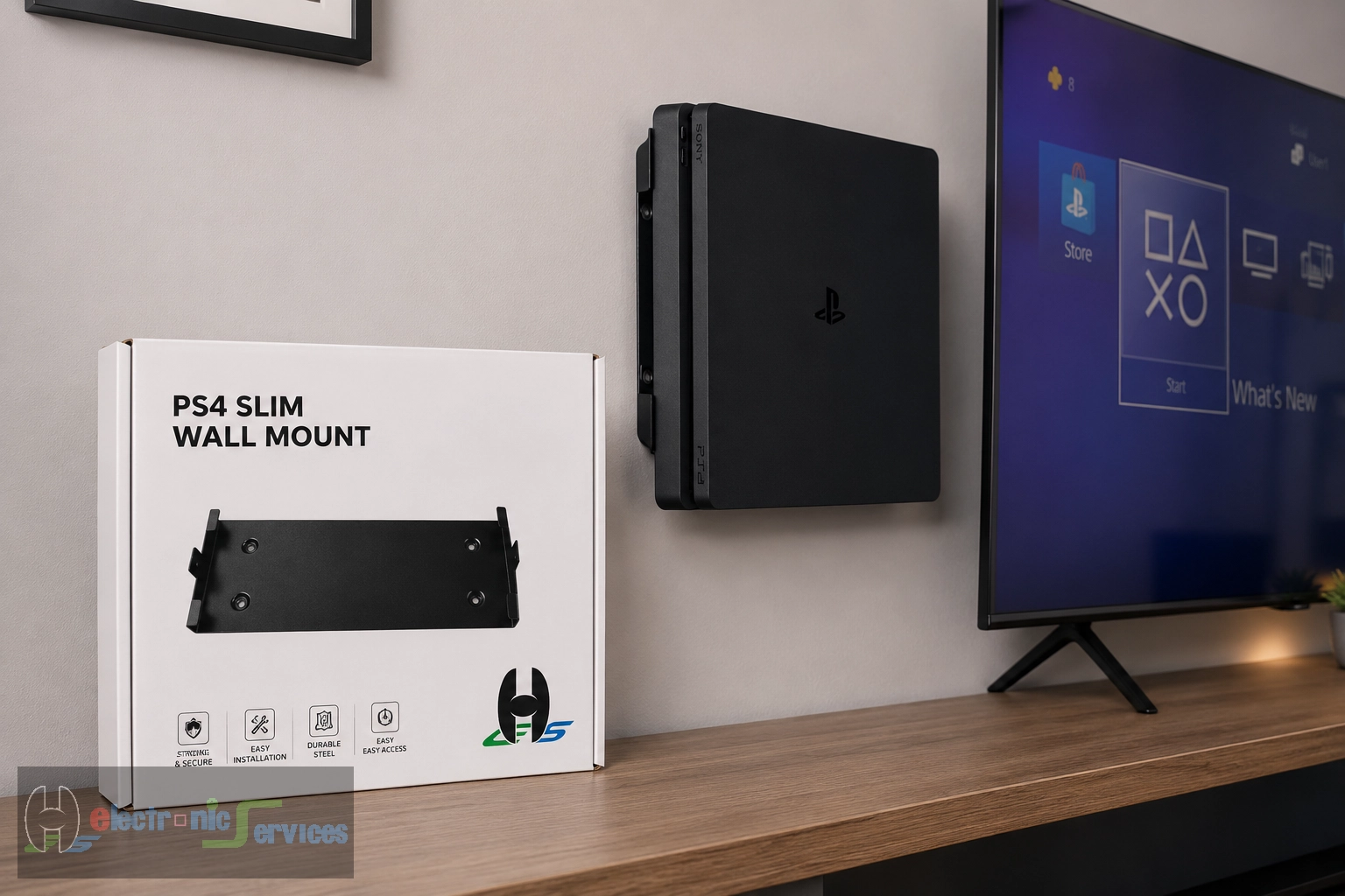 PS4 Slim Wall Mount