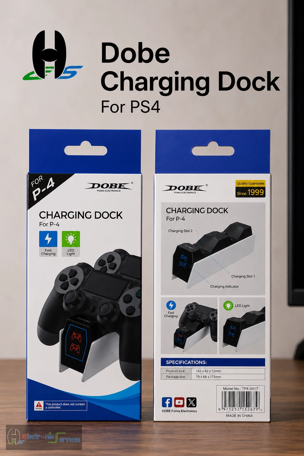 PS4 Controller Dual Charging Station