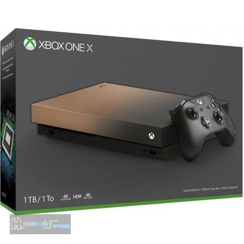 Xbox One X 1TB Gold Rush Special Edition ( With Games )