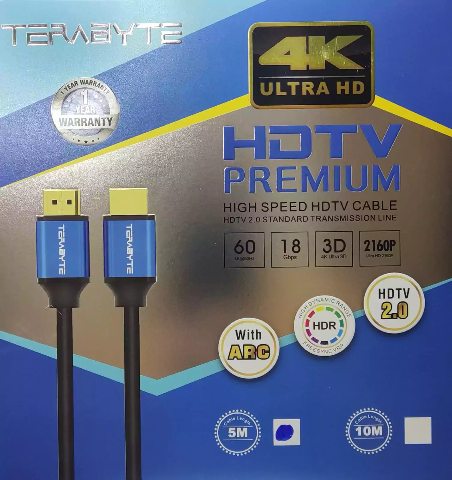 Terabyte Cable 4K 5m