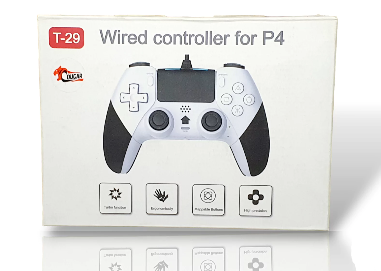 T-29 Wired Controller for PS4 White