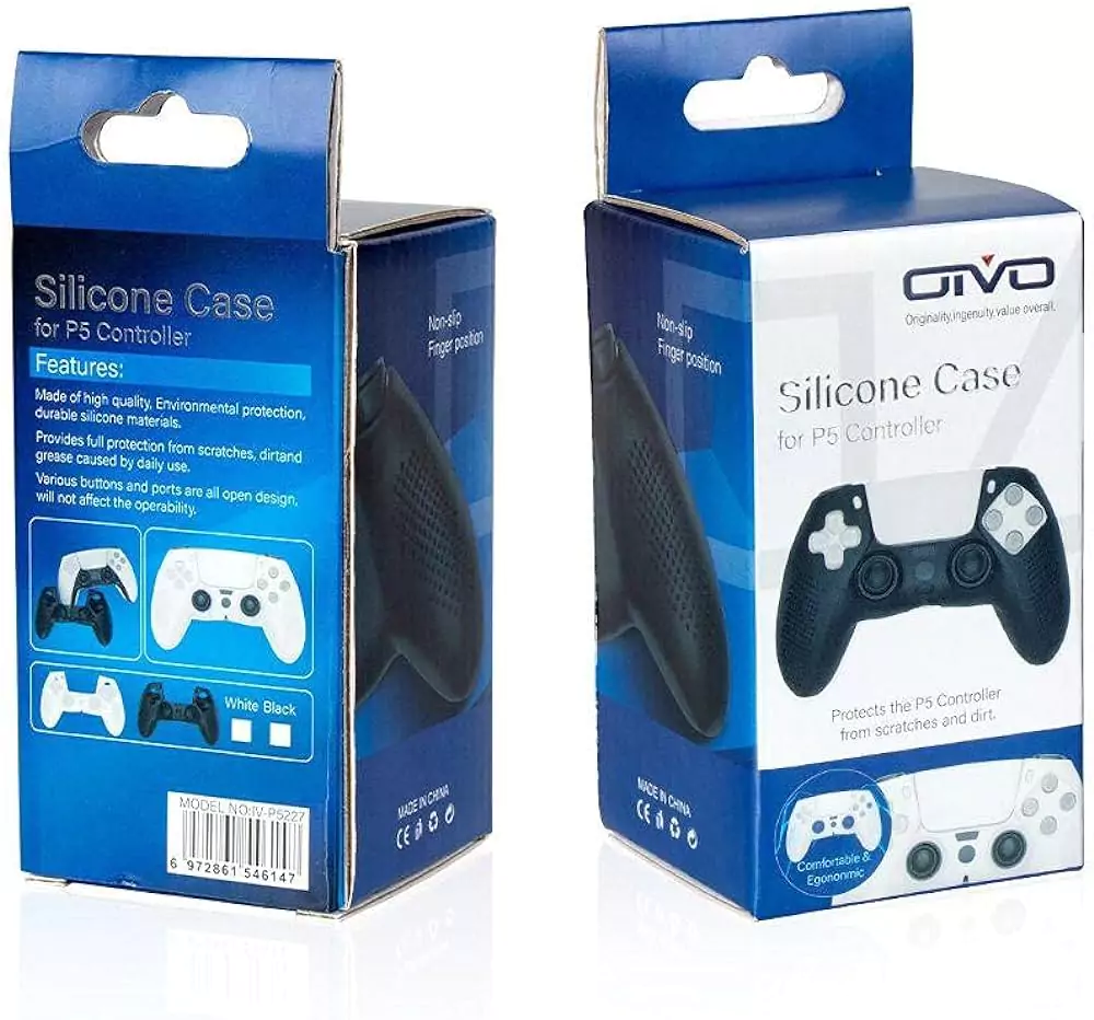 Silicone Case for PS5 Controller - White