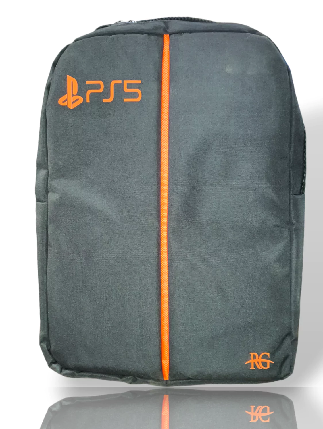 PS5 Backpack Bag Black-Orange